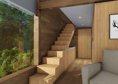 Taupe Prefab έτη σπιτιών τέφρας ξύλινα 70 με τα αδιάβροχα κινητά μορφωματικά σπίτια