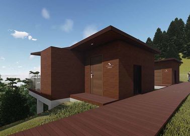 Αξιοπρεπή εκτάσιμα μορφωματικά σπίτια σχεδίου εφαρμοσμένης μηχανικής σπιτιών πολυτέλειας Prefab