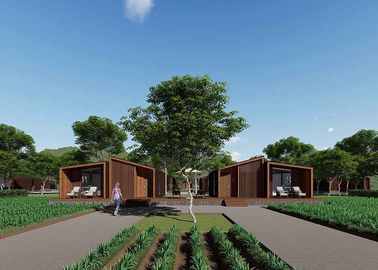 Νέο Prefab σπίτι πολυτέλειας/Prefab σπίτι κήπων με την ξύλινη εσωτερική εμφάνιση
