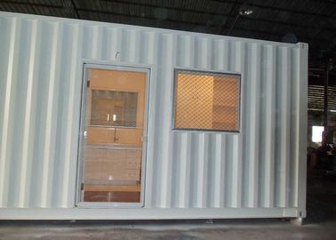 Ασφαλές σπίτι εμπορευματοκιβωτίων 20ft, προκατασκευασμένα τροχόσπιτα για την προαστιακή κατοικία