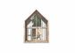 Φιλικά Prefab σύγχρονα μορφωματικά σπίτια εγχώριας σκούρο γκρι ελαφριά ξύλινα πολυτέλειας σοφιτών Eco