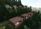 Το υψηλό Prefab σπίτι 50m2 πολυτέλειας καθιστά αλεξίπυρα τα μορφωματικών σπίτια Eco για την αιχμή/την ορεινή περιοχή