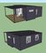 Αδιάβροχο κινητό εμπορευματοκιβώτιο σπιτιών με το εκτάσιμο σπίτι εμπορευματοκιβωτίων καμπινών τροχόσπιτων