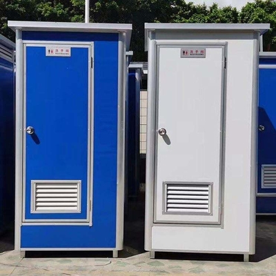 Προσυσκευασμένες εξωτερικές κινητές μίας θέσης τουαλέτες με ηλεκτρικό ρεύμα και υδραυλικά συστήματα